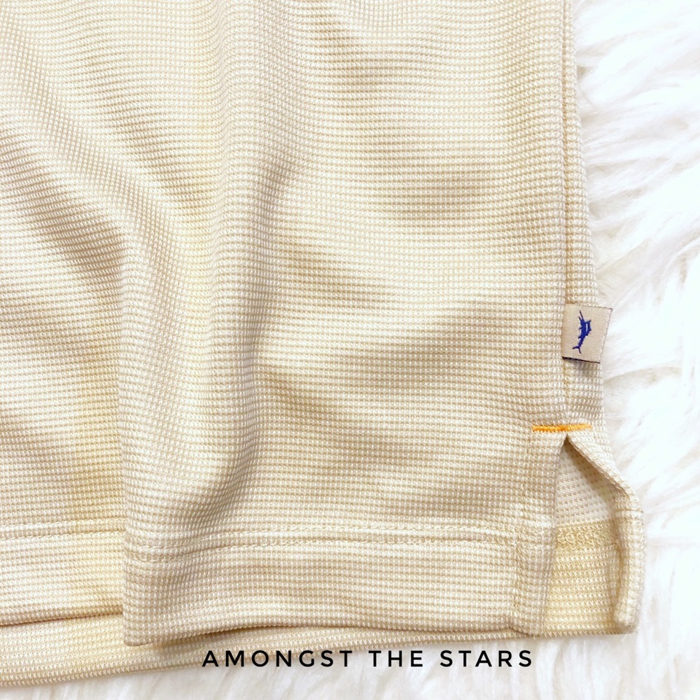 Tommy Bahama All Squared Eggshell Polo Shirt - Picture 8 of 8